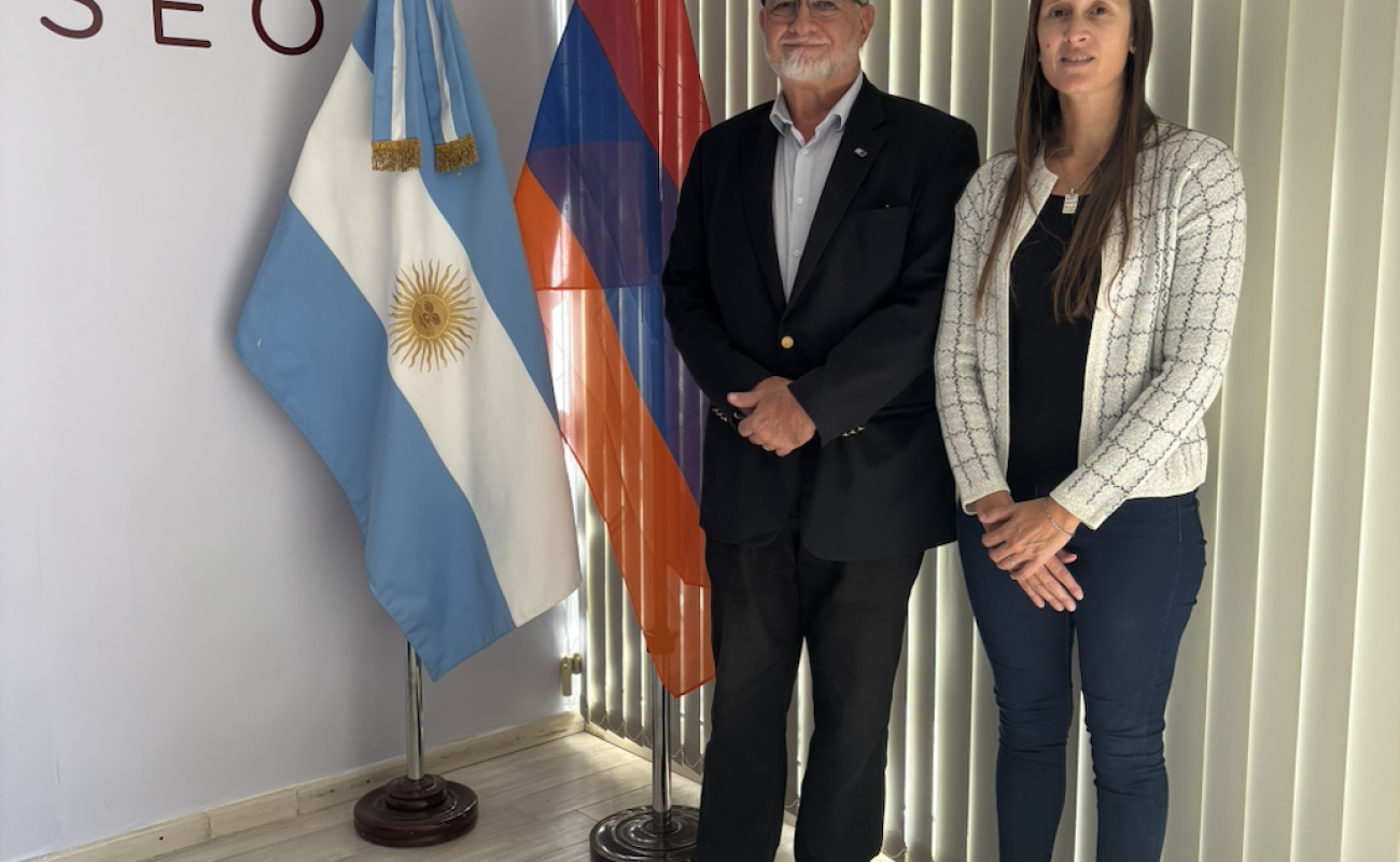 ISEO recibió la visita del cónsul de Armenia en Córdoba